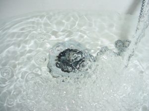 drain-with-water-bubbling