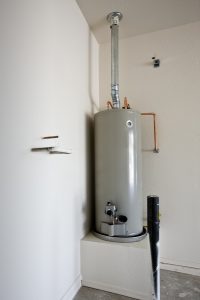 tank-water-heater-in-corner-of-garage