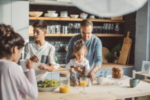 family-making-meal-in-kitchen